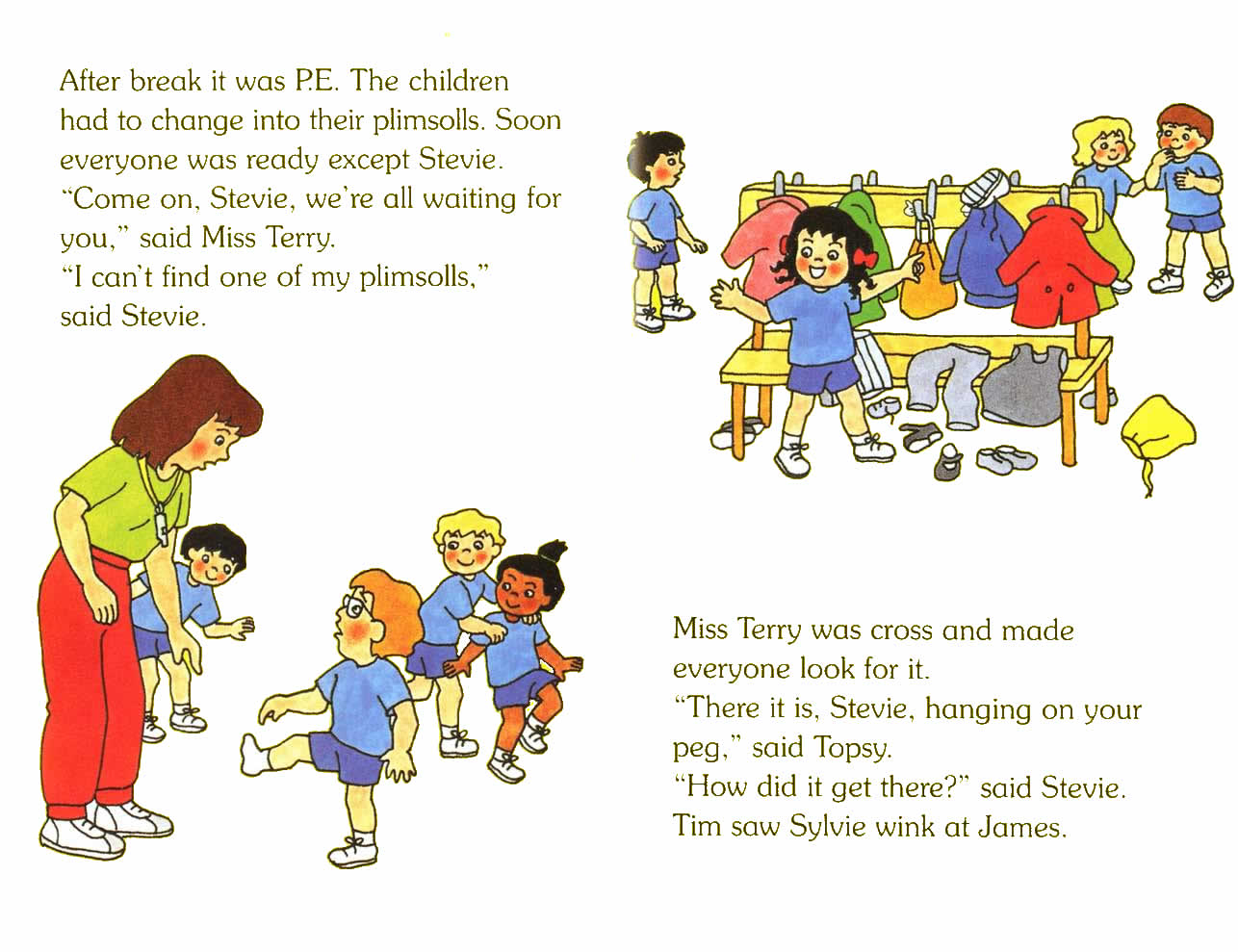 Ladybird - Topsy Tim Books - Help A Friend (06),绘本,绘本故事,绘本阅读,故事书,童书,图画书,课外阅读